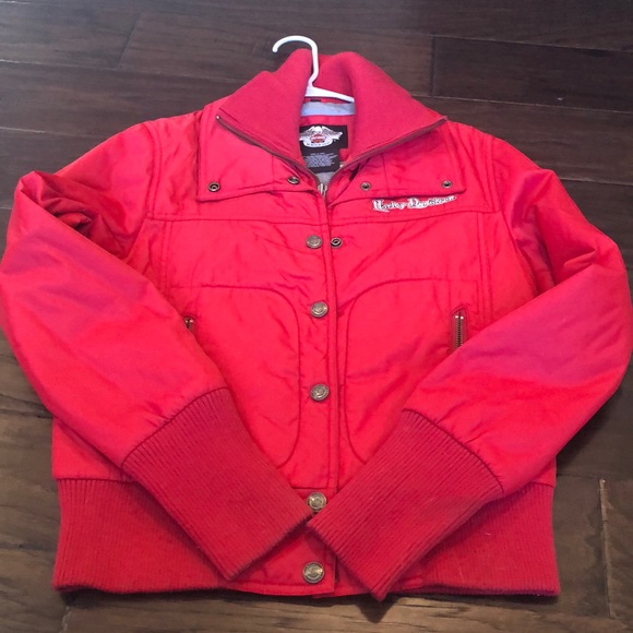 red Harley Davidson jacket - Picture 1 of 6